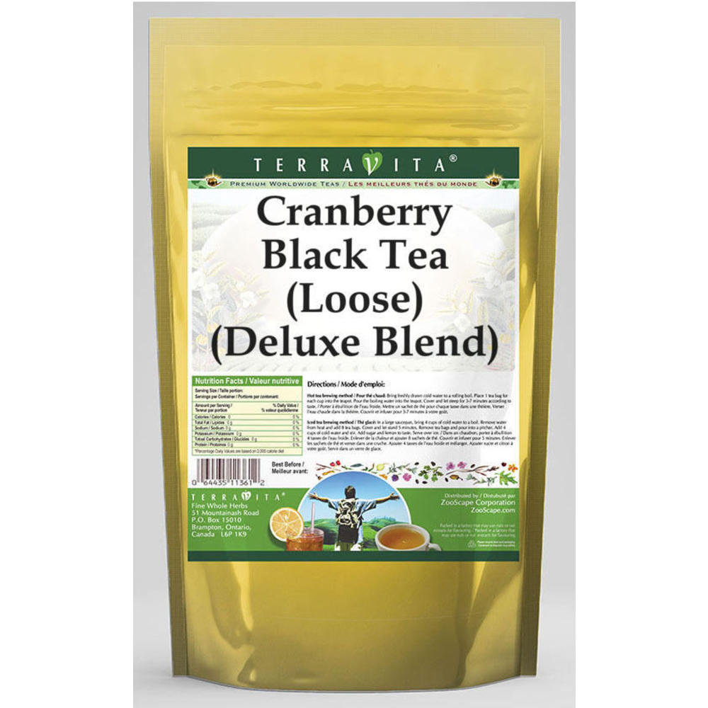 TerraVita Cranberry Black Tea (Loose) (Deluxe Blend) (8 oz, ZIN: 530205)