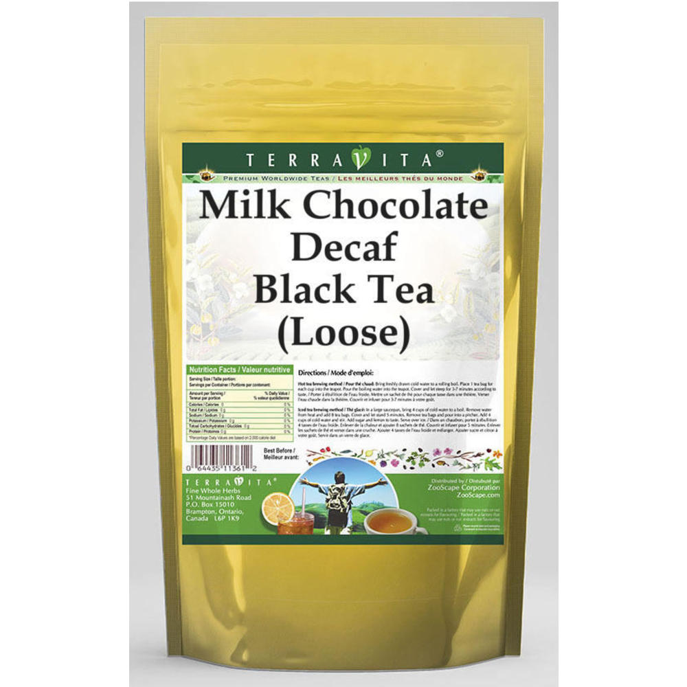 TerraVita Milk Chocolate Decaf Black Tea (Loose) (8 oz, ZIN: 532137)