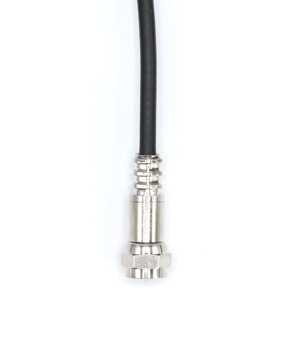The Cimple Co Thin Coax Cable | Black RG58 Coaxial Cable for DirecTV, Satellite, CATV – 6 Feet