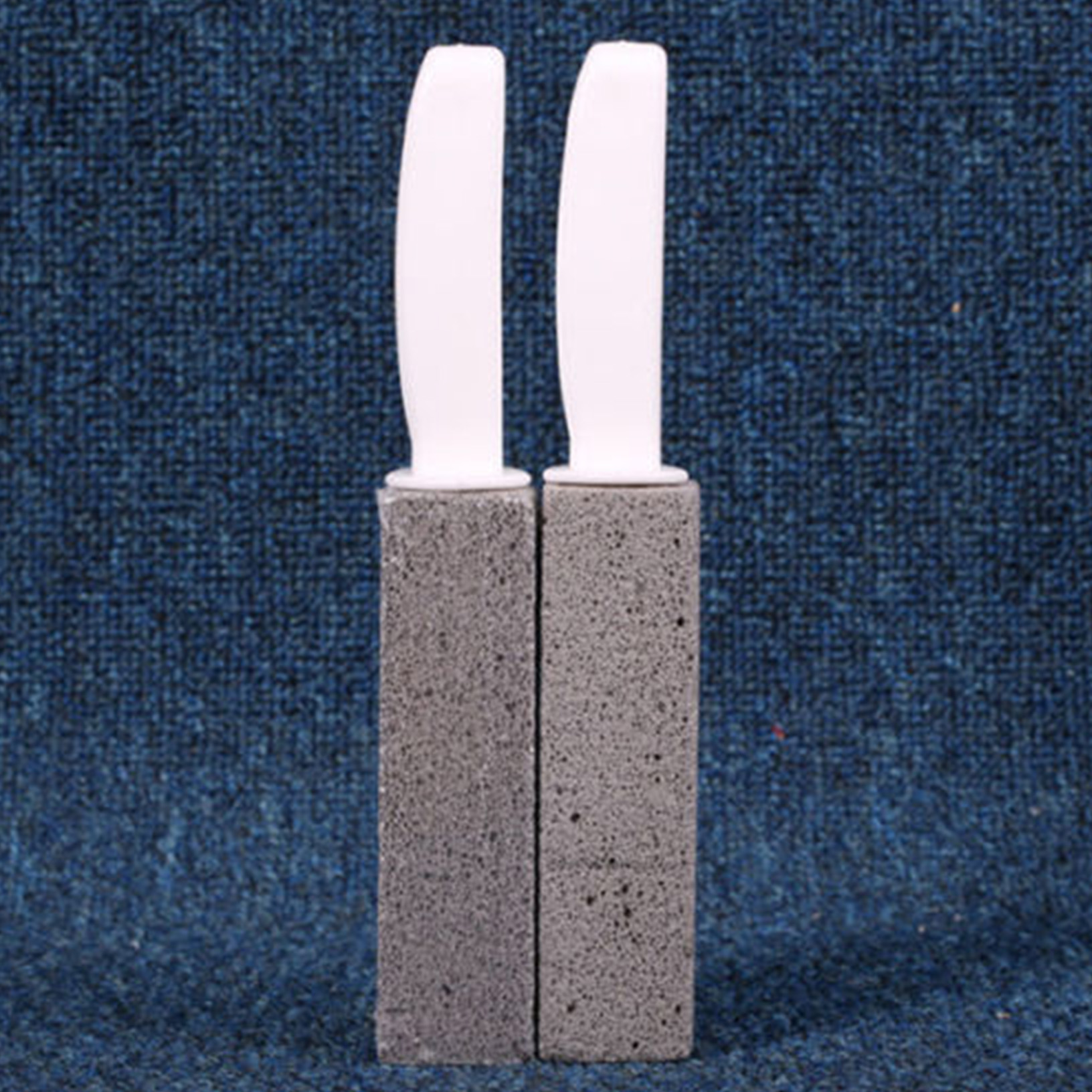 Toyofmine Practical Portable 2pcs Water Toilet Bowl Ring X Pumice Toyofmine Practical Portable 2pcs Water Toilet Bowl Ring X Pumice Stone Cleaner Wand Brush 4