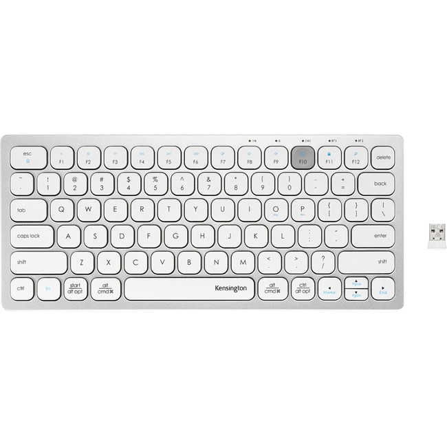 ACCO Kensington Multi-Device Dual Wireless Compact Keyboard