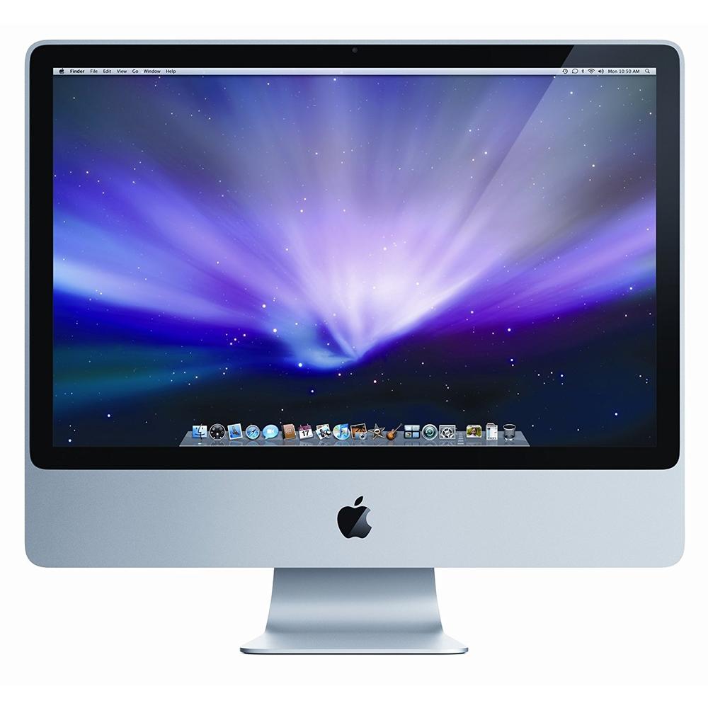 Apple Refurbished Apple iMac MB419LL/A 24" Intel Core 2 Duo E8335 X2 2.1GHz 4GB 64GB, Silver (Refurbished)