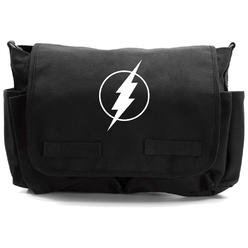 Messenger Bags School Sears Grab A Smile Flash Comic Superhero Heavyweight Canvas Messenger Shoulder Bag