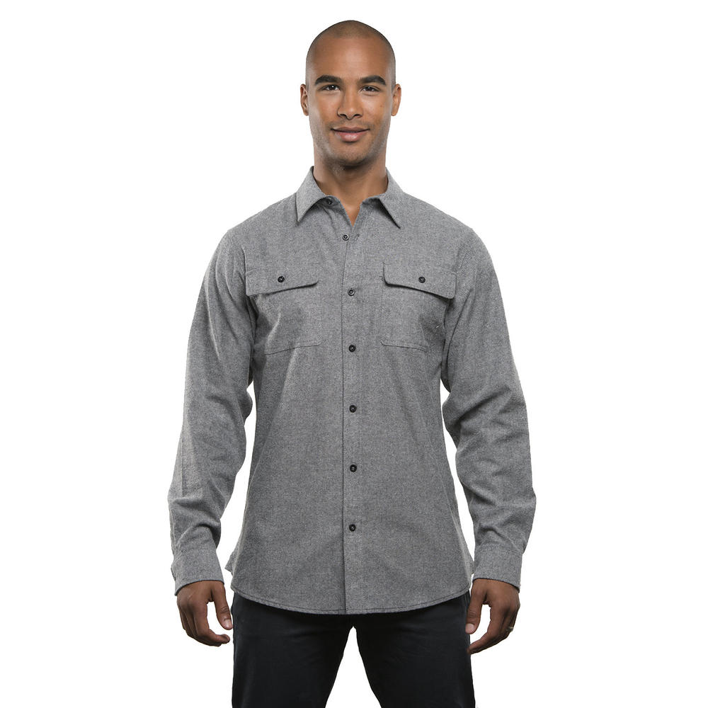 Burnside Men's Solid Flannel Shirt - BU8200