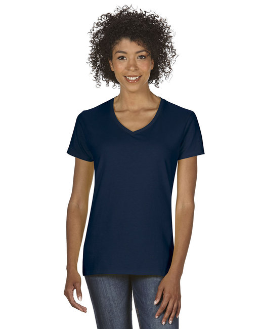 Gildan Heavy Cotton™ Ladies' 5.3 oz. V-Neck T-Shirt