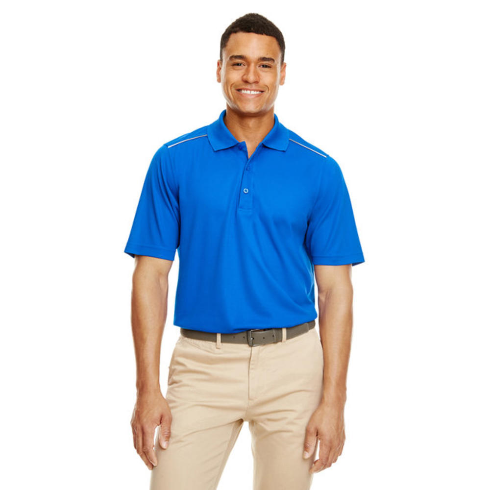 Ash City - Core 365 88181R Ash City - Core 365 Men's Radiant Performance Piqué Polo with Reflective Piping