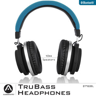 Audiomate Bt980 Full Size Wireless Bluetooth Stereo Over Ear