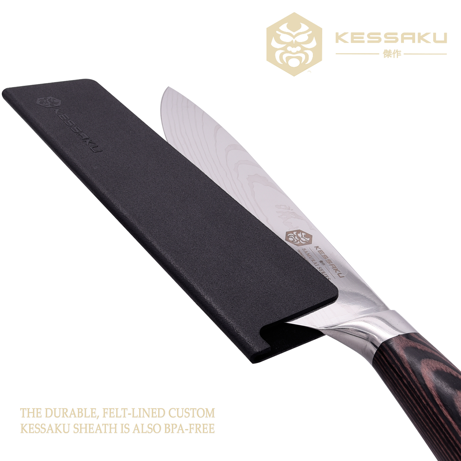 Kessaku Sheath Set - 9 Piece Essential Universal BPA-Free Knife Blade Edge Guards
