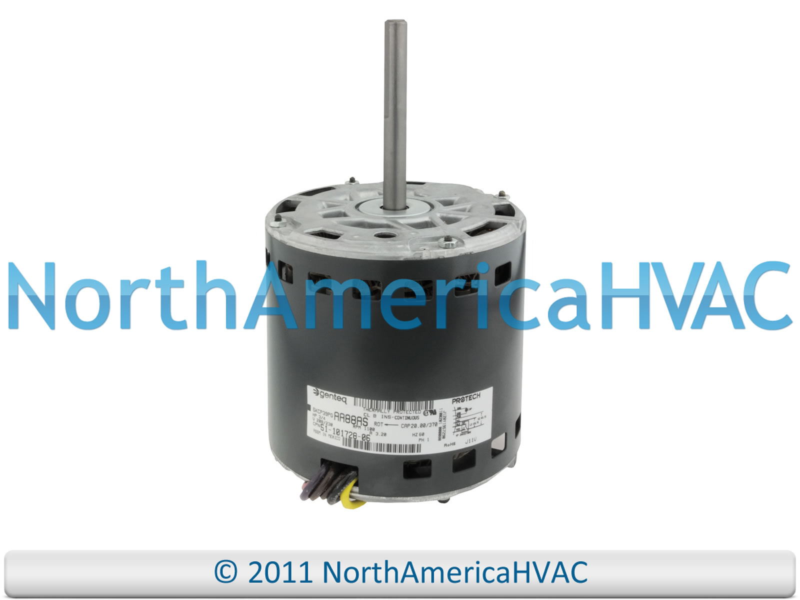 RHEEM 5110172806 OEM Rheem Furnace Blower Motor 3/4 HP 208230v