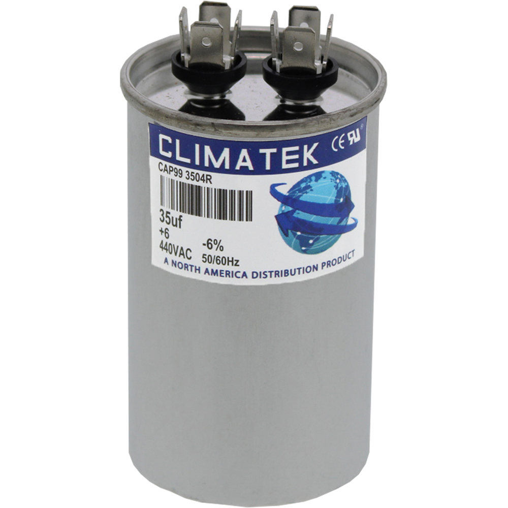 ClimaTek Round Capacitor - fits Genteq # 97F9177 | 35 uf MFD 370 / 440 Volt VAC