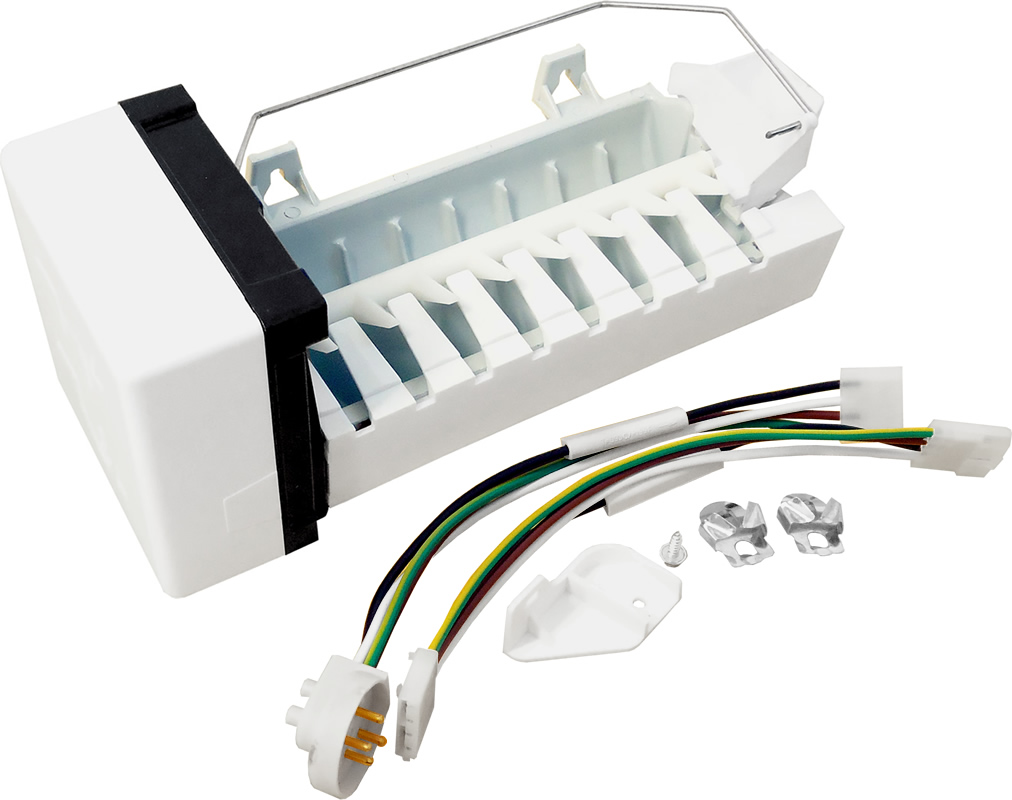 ClimaTek Upgraded Refrigerator / Freezer Icemaker & Harness for Whirlpool W10122496
