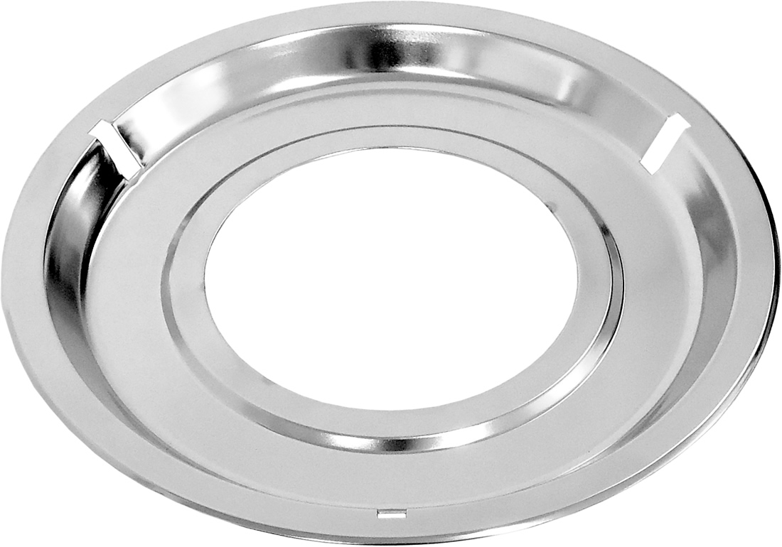 ClimaTek Stove Range 8 1/4" Burner Chrome Drip Pan fits Kenmore Amana