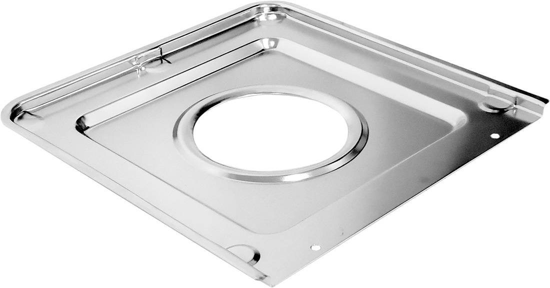 ClimaTek Stove Range 9 1/4" Square Drip Pan fits Kenmore GE WB32X0090