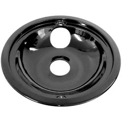ClimaTek Stove Range 8" Black Burner Drip Pan Bowl fits Kenmore GE WB31T10015 AP2028061 770174