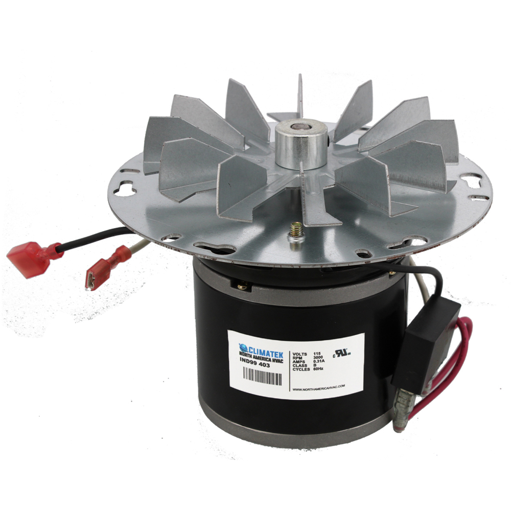 ClimaTek 80P30521-R - ClimaTek Upgraded Replacement for Climatek Pellet Stove Exhaust Vent Inducer Motor