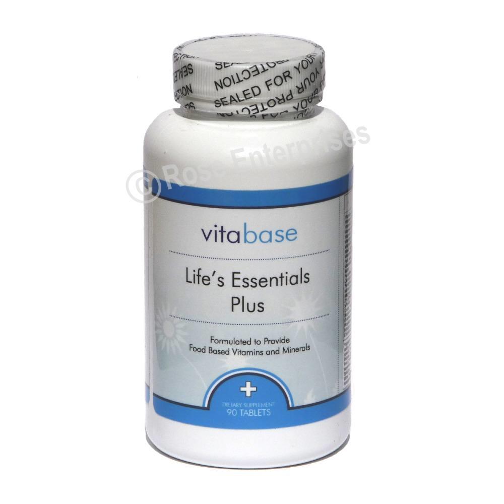 Vitabase Life's Essentials Plus Multi-Vitamin - 90 Tablets