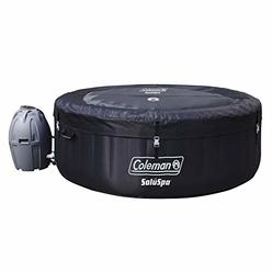 Coleman 71" x 26" Portable Spa Inflatable 4-Person Hot Tub, Black, 13804