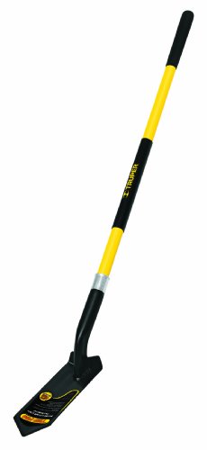 Truper 33436 Tru Pro California Trenching Shovel 4-Inch Blade, Fiberglass Handle, 10-Inch Grip, 48-Inch
