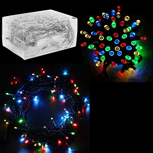 Super Z Outlet 30 Mini Bulb LED Battery Operated Fairy String Lights in Assorted Colors for Valentines Day, Romantic Wedding, Home