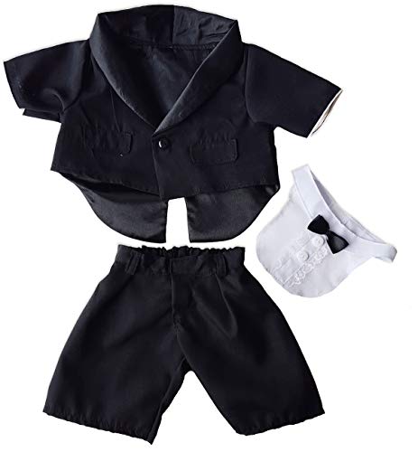 Bear Factory Tuxedo outfit Teddy Bear Clothes Fits Most 14" - 18" Build-A-Bear and Make Your Own Stuffed Animals
