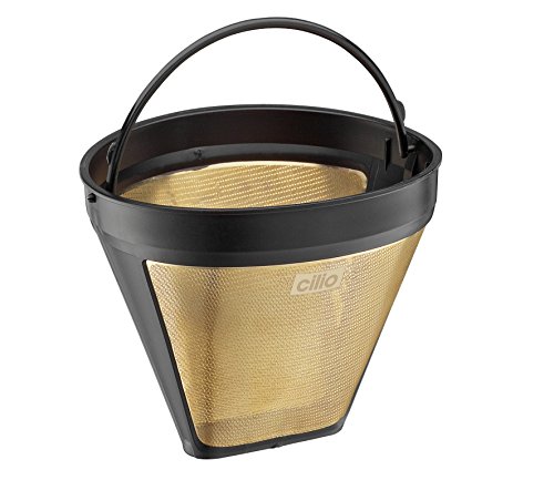 Cilio 4017166116007 Coffee Filter Size 4 Gold, one