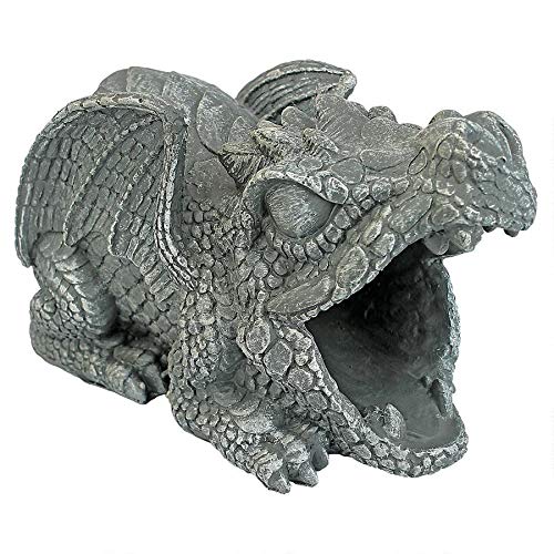 Design Toscano QM7512104 Darian The Dragon Gutter Guardian Downspout Extension Statue, Dimensions: 9.5" Wx5 Dx5.5 H 3 lbs,