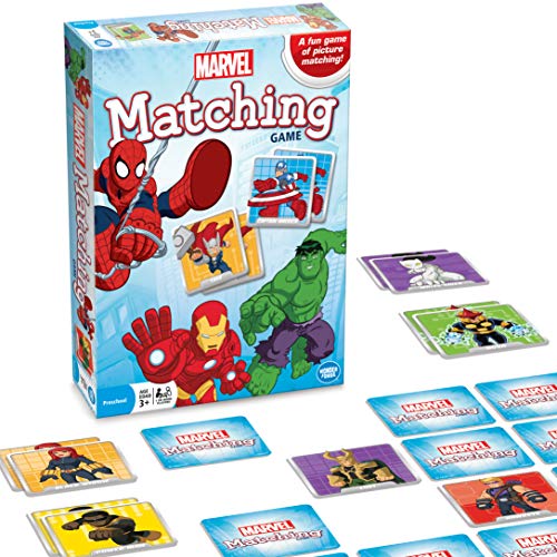 Wonder Forge Marvel Matching Game for Boys and Girls Age 3 to 5 - A Fun and Fast Superhero Memory Game