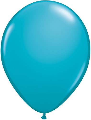 Qualatex 43799.0 100-Count Latex Balloon, 11-Inch, Tropical Teal