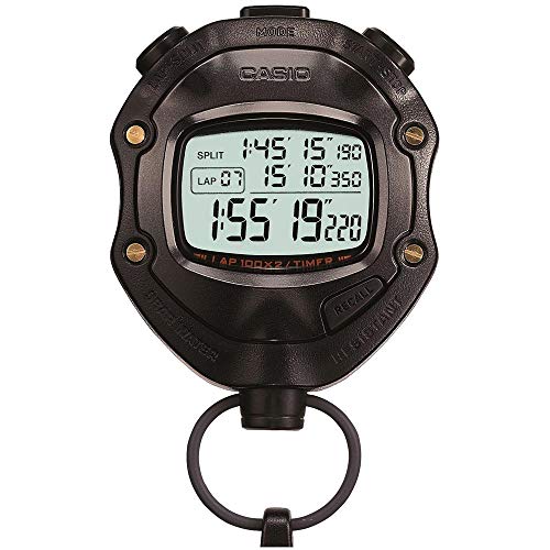 Casio HS-80TW-1EF Digital Black Stopwatch