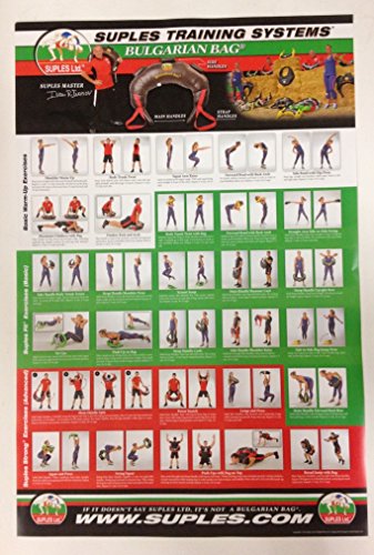 Suples Ltd Suples Bulgarian Bag Exercise Poster (Paper)
