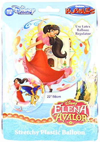 Qualatex Balloon 049325 Bubble - Disney Elena Of Avalor, 22", Multicolor
