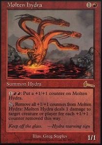 Magic The Gathering Magic: the Gathering - Molten Hydra - Urza's Legacy - Foil