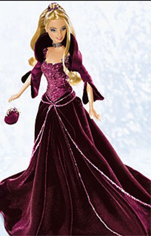 Mattel 2004 Holiday Barbie Doll