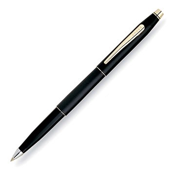 Cross Classic Century Selectip Rolling Ball Pen, Black Barrel/Ink, Medium Point