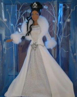 Mattel Barbie 2003 Winter Fantasy Holiday Visions Barbie A/A
