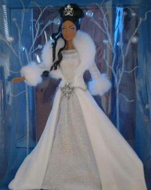 Mattel Barbie 2003 Winter Fantasy Holiday Visions Barbie A/A Special Edition