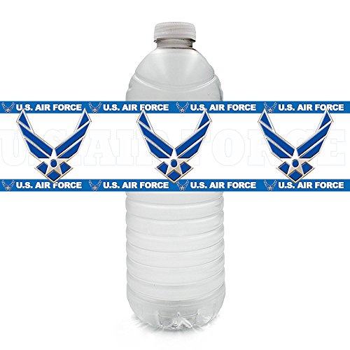 Partypro US Air Force Water Bottle Label (24 ct)