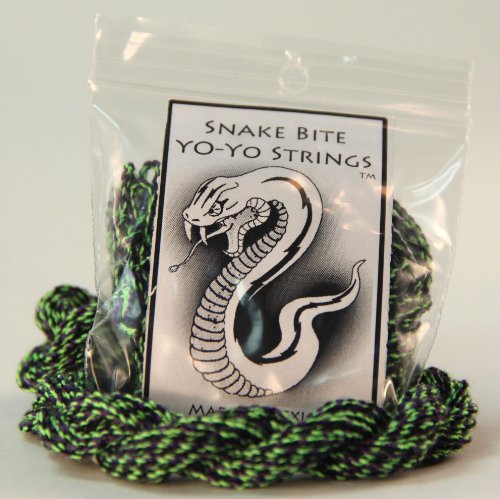 Snake Bite Yo-Yo Strings - 100% Polyester multi-color Strings- Diamondback Snake