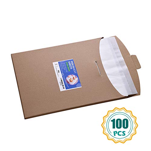 Katbite Parchment Paper Sheets-100 Count, 16x24 inch Parchment Baking Paper  Fit for Full Size Baking Pan
