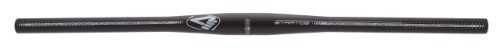 4ZA Stratos Alloy MTB Flatbar, Width 680mm/Sweep 9-Degree, Black/White