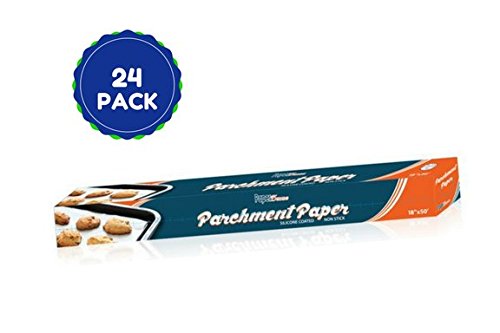 PH Parchment Paper Non Stick Roll 18 X 50 Feet 75 Square Foot, Premium  Baking Paper Full Case Of 24 Bulk Value Pack Total Of