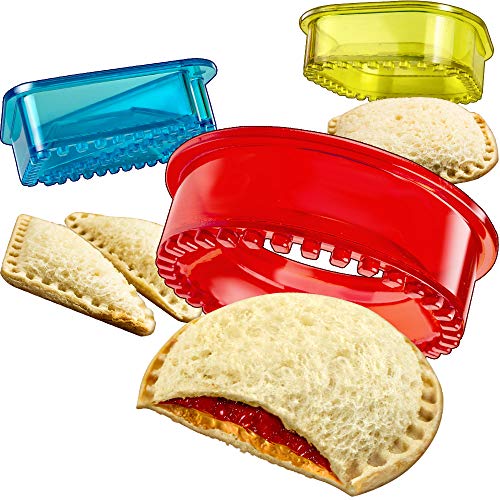 Savoychef Sandwich Cutter and Sealer - Decruster Sandwich Maker - Cut and Seal - Great for Lunchbox and Bento Box - Boys and Girls Kids
