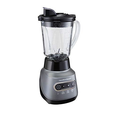 Hamilton Beach Brands Inc. Hamilton Beach Wave Crusher Blender with 6 Functions, 800W, 40oz Glass + 20oz Personal Jars for Shakes and Smoothies, Quiet