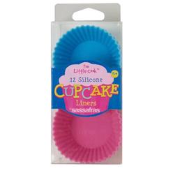 Sassafras The Little Cook Round Silicone Cupcake Molds (Set of 12)