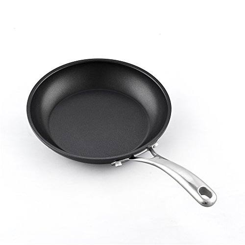 Cooks Standard 02569 8-Inch/20cm Nonstick Hard, Black Anodized Fry Saute Omelet Pan, 8-inch