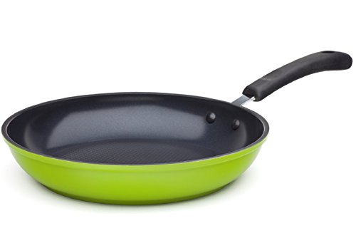 Ozeri 12" Green Earth Frying Pan by Ozeri, with Textured Ceramic Non-Stick Coating from Germany (100% PTFE, PFOA and APEO Free)