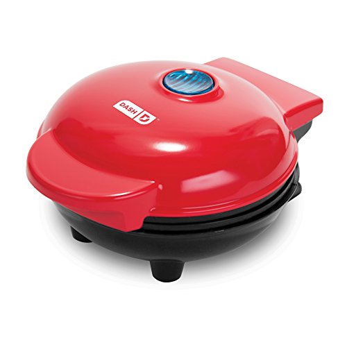 Dash DMG001RD Mini Maker Portable Grill Machine + Panini Press for Gourmet Burgers, Sandwiches, Chicken + Other On the Go