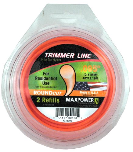 Maxpower 333095 Residential Grade Round .095-Inch Trimmer Line 40-Foot Length