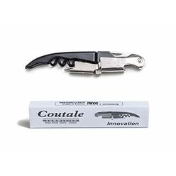 Coutale Sommelier Innovation By Coutale Sommelier - The French Patented Spring-Loaded Double Lever Waiters Corkscrew and Wine Bottle Opener