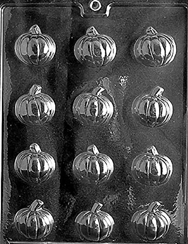 Grandmama's Goodies T017 Thanksgiving Small Pumpkins Chocolate Candy Soap Mold with Exclusive Molding Instructions